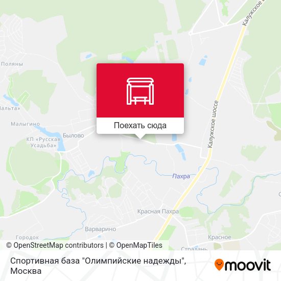 Карта Спортивная база "Олимпийские надежды"