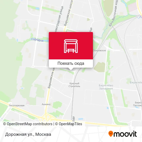 Карта Дорожная ул.