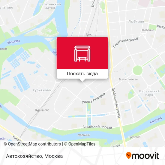 Карта Автохозяйство