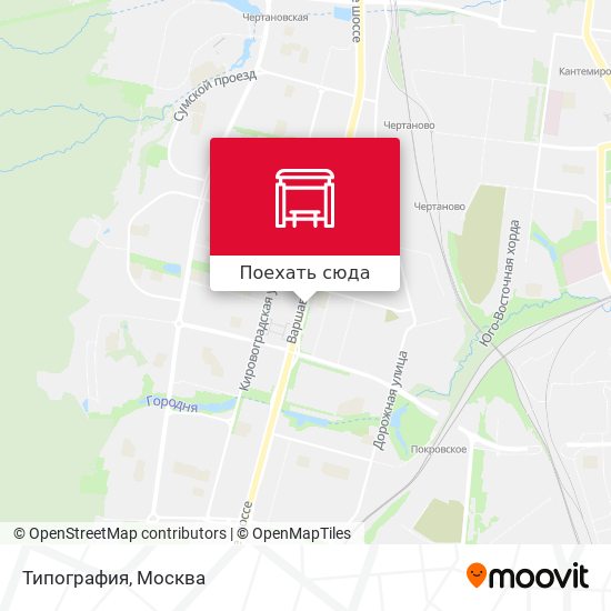 Карта Типография