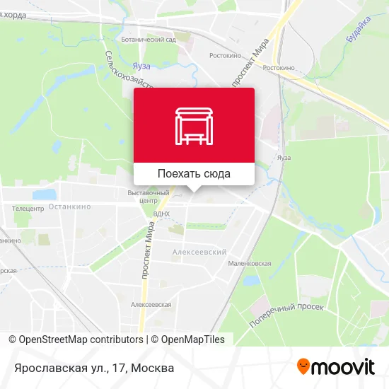 Карта Ярославская ул., 17