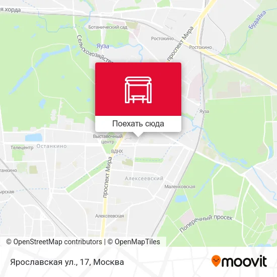 Карта Ярославская ул., 17