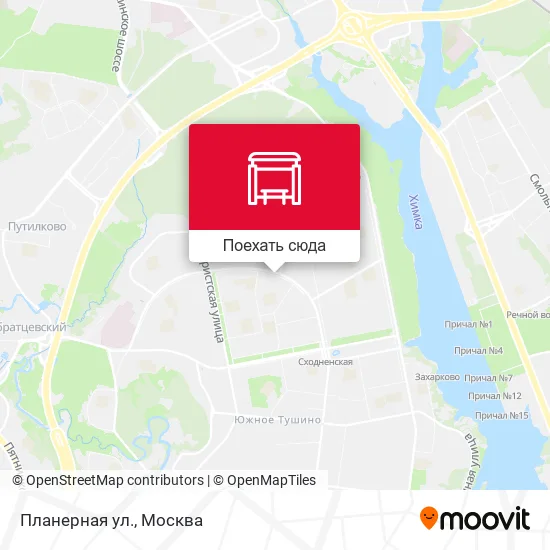 Карта Планерная ул.