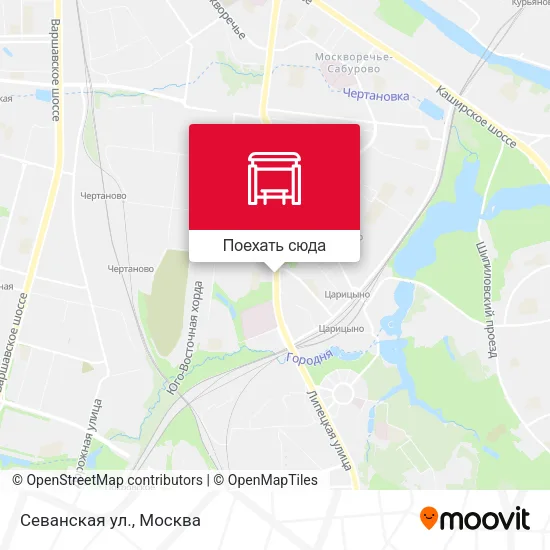 Карта Севанская ул.
