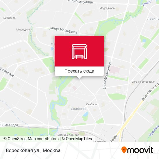 Карта Вересковая ул.