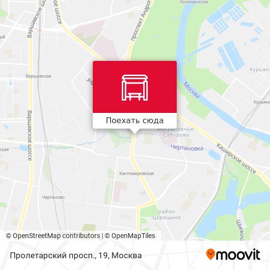 Карта Пролетарский просп., 19