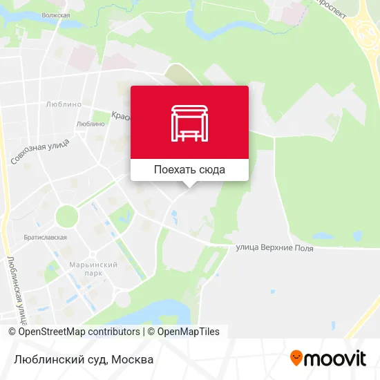 Карта Люблинский суд