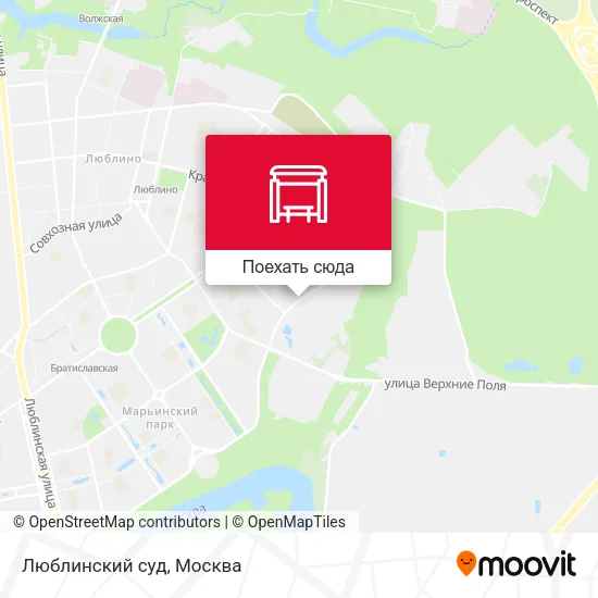 Карта Люблинский суд