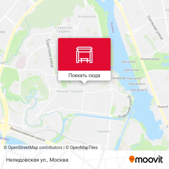 Карта Нелидовская ул.