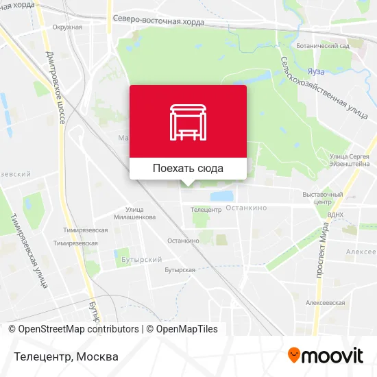 Карта Телецентр