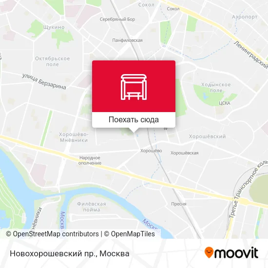 Карта Новохорошевский пр.
