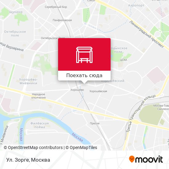 Карта Ул. Зорге