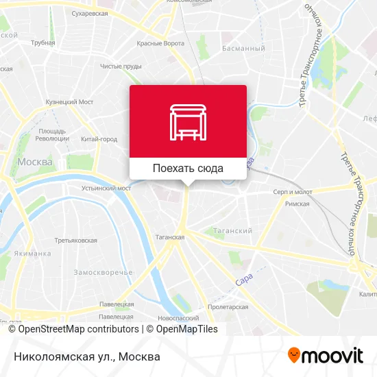 Карта Николоямская ул.