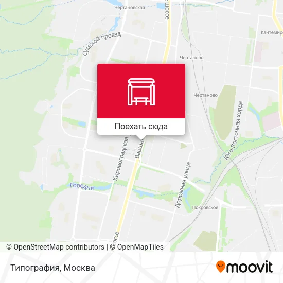 Карта Типография