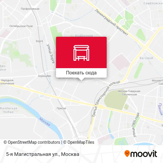 Карта 5-я Магистральная ул.