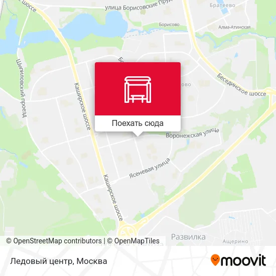 Карта Ледовый центр