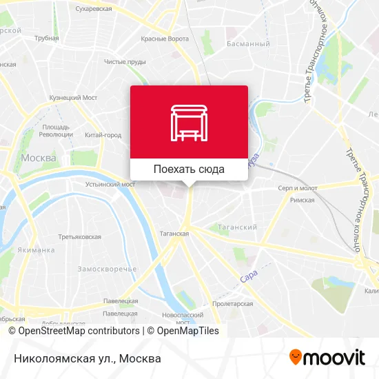 Карта Николоямская ул.