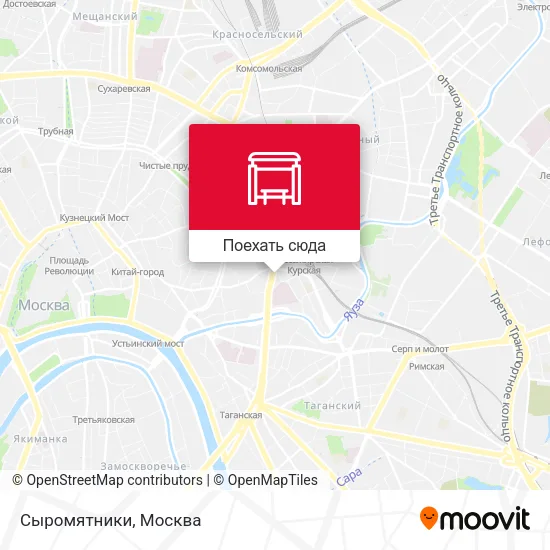 Карта Сыромятники