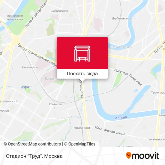 Карта Стадион "Труд"