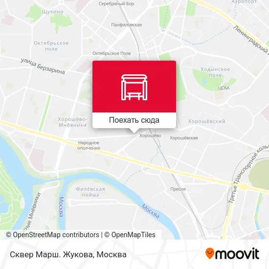 Карта Сквер Марш. Жукова