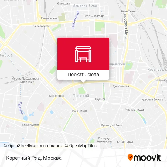 Карта Каретный Ряд