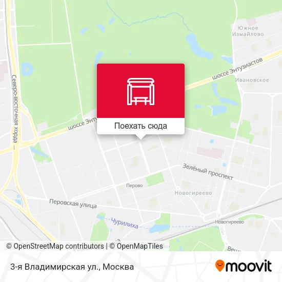 Карта 3-я Владимирская ул.