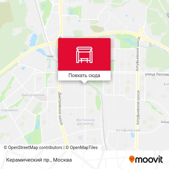 Карта Керамический пр.