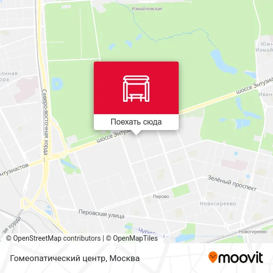 Карта Гомеопатический центр