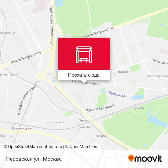 Карта Перовская ул.
