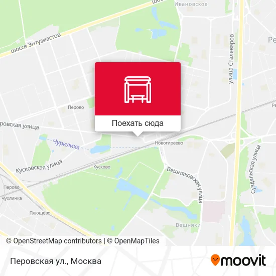 Карта Перовская ул.