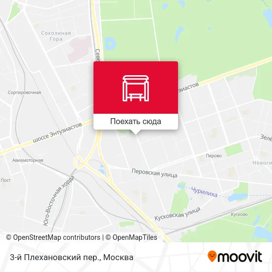 Карта 3-й Плехановский пер.