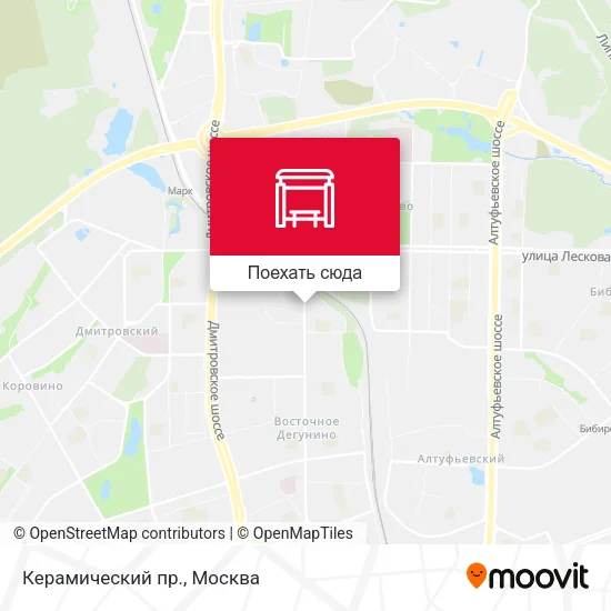 Карта Керамический пр.