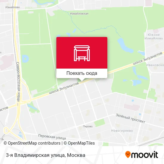 Карта 3-я Владимирская улица