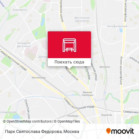 Карта Парк Святослава Федорова