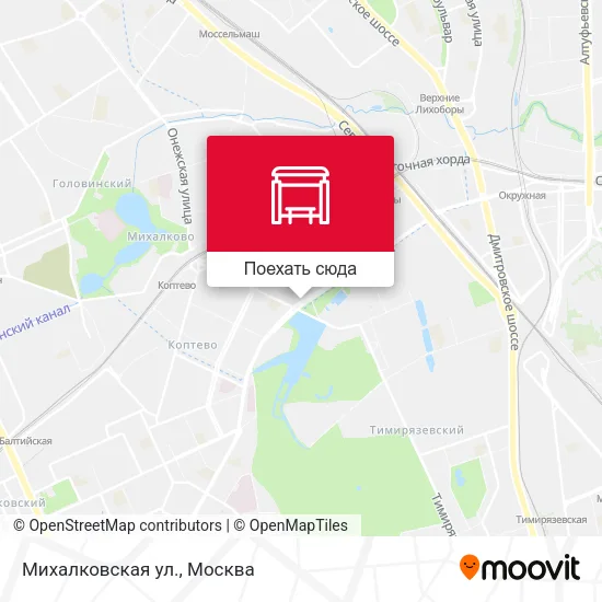Карта Михалковская ул.