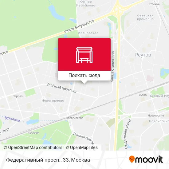 Карта Федеративный просп., 33