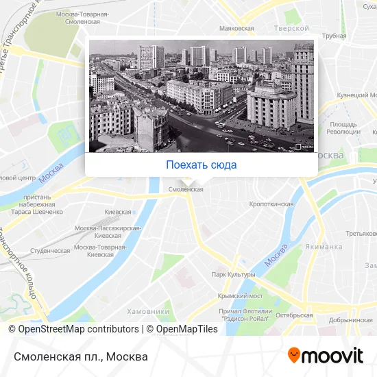 Карта Смоленская пл.