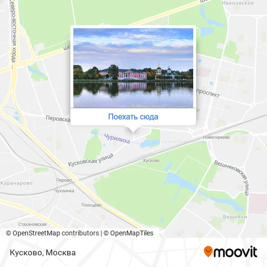 Карта Кусково