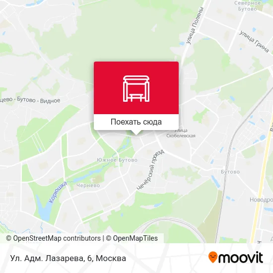 Карта Ул. Адм. Лазарева, 6