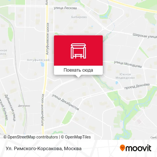 Карта Ул. Римского-Корсакова