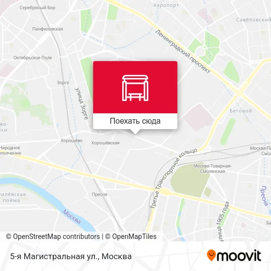 Карта 5-я Магистральная ул.