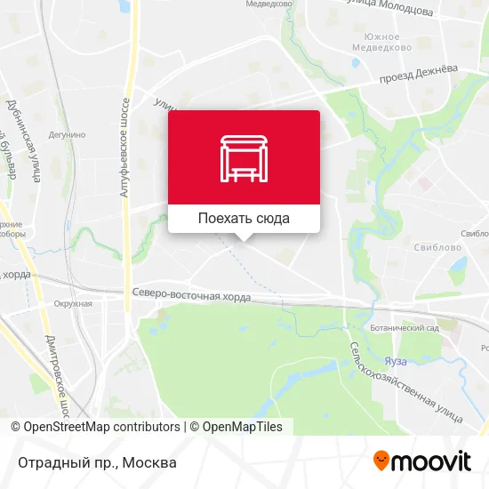 Карта Отрадный пр.