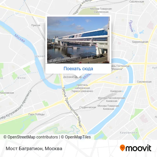Карта Мост Багратион