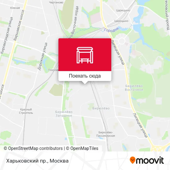 Карта Харьковский пр.