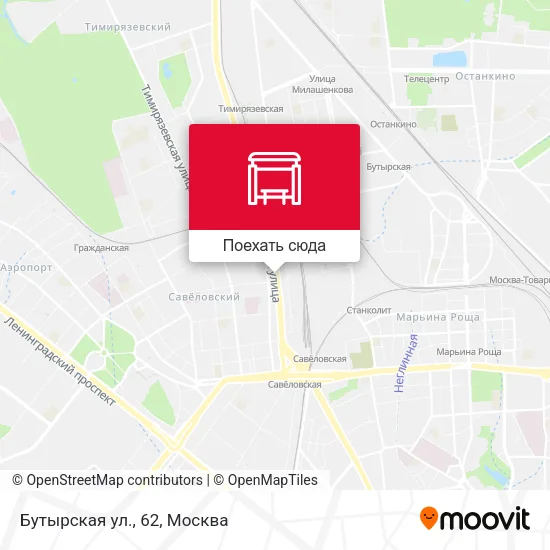 Карта Бутырская ул., 62