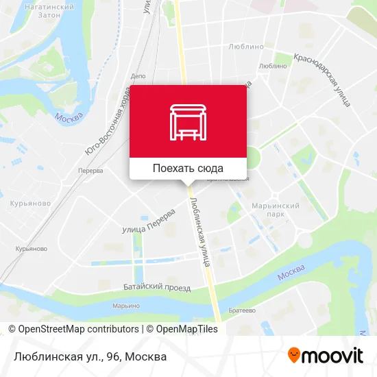 Карта Люблинская ул., 96
