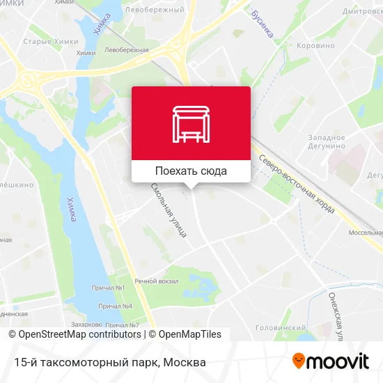 Карта 15-й таксомоторный парк