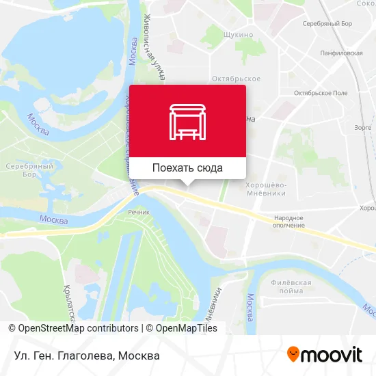 Карта Ул. Ген. Глаголева