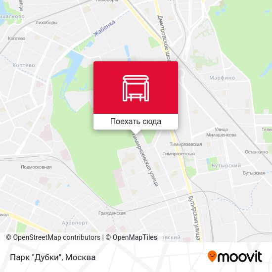 Карта Парк "Дубки"