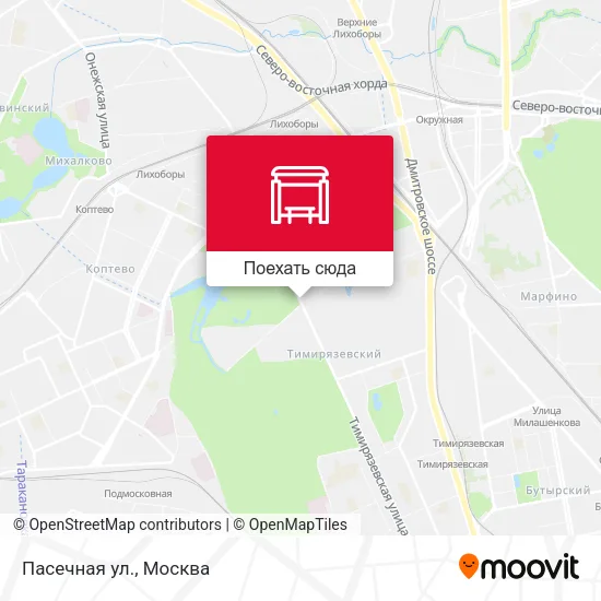 Карта Пасечная ул.